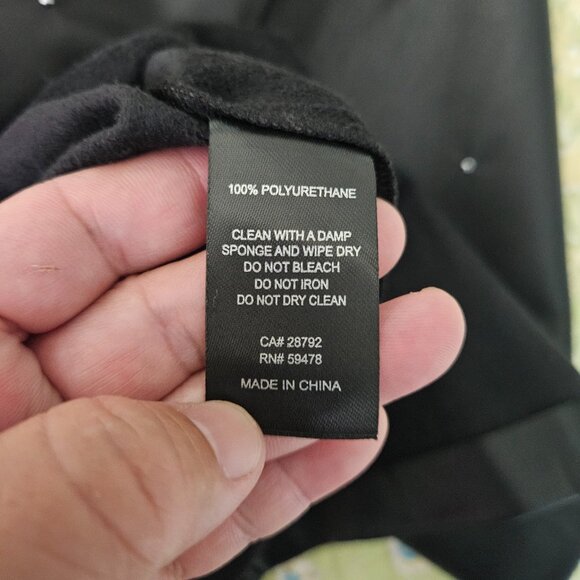 House Of Harlow 1960 Studded Vegan Leather Mini Skirt Women's Size M NEW - Picture 5 of 7